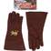 Forum Novelties Medieval brown adult gloves with celtic lion insignia