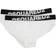DSquared2 2-Pack Angled Logo Low-Rise Briefs, White