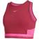Nike Pro Dri-FIT Women's Cropped Training Tank Top - Rosewood/Active Fuchsia/Pinksicle