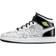 Nike Air Jordan 1 Mid SE DIY GS - White/White/Black/Volt