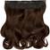 Lullabellz Thick 16" 1 Piece Curly Clip In Extensions Chocolate