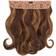 Lullabellz Thick 16" 1 Piece Curly Clip In Extensions Chocolate