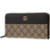 Gucci Marmont Zip Around Wallet - Beige/Black