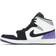Nike Air Jordan 1 Mid SE M - White/Black/Light Solar Flare Heather/Varsity Purple