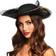Boland Pirate Hat with Gold Rosettes