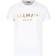 Balmain Logo Print Short Sleeved T-shirt - White