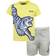 Kenzo Baby Tiger Print T- shirt & Shorts Set - Grey /Yellow (K08053-A10)