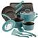 Rachael Ray Cook + Create Cookware Set with lid 11 Parts