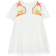 Chloé Girls Silk Chiffon Ribbon Dress - Ivory