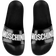 Moschino Pool Sliders with Logo - Black