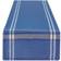 Design Imports Farmhouse Style Tablecloth Blue (274.3x35.6cm)