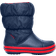 Crocs Kid's Winter Puff Boot - Navy/Red