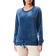 Triumph Women's Mix & Match Velour Sweater Pajama Top - Smoky Blue