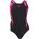 Speedo Girls' Hyperboom Splice Muscleback Swimsuit Black/Pink