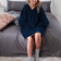 Sienna Oversized Ultra Soft Blankets Blue (104.1x94cm)