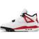 Nike Air Jordan 4 Retro M - White/Fire Red/Black/Neutral Grey