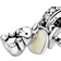 Pandora Baby Teddy Bear Dangle Charm - Silver/Grey/transparent