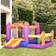 OutSunny Bouncy Castle with Slide Pool House Inflatable with Blower