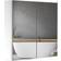 Homcom Stainless Steel Mounted Wall Cabinet 60x55cm