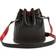 Christian Louboutin By My Side Logo Leather Bucket Bag - Black