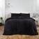Brentfords Teddy Fleece Duvet Cover Black (198x198cm)