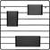 String Grid organizer Storage Box 3pcs