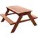 Sunny Dave Sand & Water Picnic Table Brown