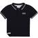 HUGO BOSS Kid's Polo T-shirt with Embroidered Logo - Black