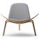 Carl Hansen & Søn CH07 Shell Lounge Chair 74cm