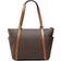 Michael Kors Sullivan Medium Logo Top-Zip Tote Bag - Brown/Acorn