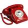 Gpo 746 Rotary 1970s-style Retro Landline Phone Curly Cord, Authentic Bell Ring