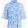 French Connection Women's Cosette Hallie Crinkle Shirt Blue