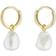 Ted Baker Periaa Pearly Chain Huggie Earrings - Gold/Pearls