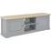 vidaXL Unit Sideboard Home TV Bench 119.9x39.9cm