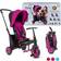 smarTrike 6 in 1 STR3 Folding Toddler Tricycle with Stroller