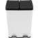 MonsterShop Recycling Pedal Bin Double Compartments 60L