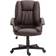 Homcom Vinsetto Swivel Rolling Brown Office Chair 104cm