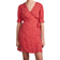 Pieces Tala Wrap Dress - High Risk Red