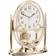 Rhythm Gold Oval Mantel Crystals From 19cm Table Clock