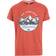 Trespass Men's Printed T-Shirt Lagoon Red