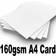 Office Depot A4 Card 160gsm Pack 250