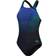 Speedo Digital Placement Medalist Swimsuit Black/Blue 30"
