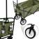tectake Garden Trolley with Roof