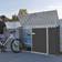 Absco Sheds Double Door Metal Bike Shed (Building Area )