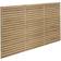 Forest Garden Double Slatted Fence Panel 180x120cm
