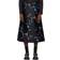 Ganni Floral-Jacquard Midi Skirt 42/UK Black