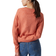 Vero Moda Doffy O-Neck Long Sleeved Knitted Sweater - Orange/Tangerine Tango
