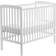 Kinder Valley Sydney Compact Cot White with Flow Mattress 22.4x40.9"