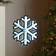 B&Q Festive 40Cm Hanging Snowflake Infinity Light Christmas Tree Ornament