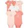 Carter's Baby S/S Original Bodysuits 5-pack - Pink/White (1P565710)
